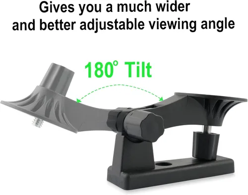 Miniatura 2 de LEFXMOPHY Soporte de pared para WYZE Cam Pan V3 para esquina de cámara/techo Base de soporte de montaje para interior/exterior Inclinación de 180