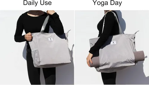 Miniatura 2 de Bolsa para esterilla de yoga ESVAN, bolsa de mano para yoga, bandolera para esterilla de yoga, bolsa de transporte para oficina, yoga, pilates, F