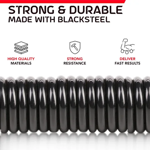 Miniatura 4 de Barra Power Twister Flex de Zenooze, El Equipo de Ejercicio de la Parte Superior Definitivo para Fortalecer Tu Entrenamiento de Pecho, Hombros