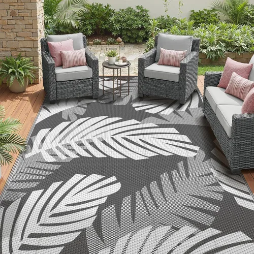 Miniatura 56 de GENIMO - Tapete reversible e impermeable para exteriores, en oferta, de paja de plástico, para áreas grandes, campamentos, RV, pícnics, terrazas