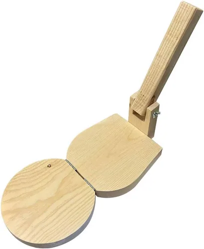 Miniatura 5 de Tortilla Prensa redonda de madera Fabricante Tortilladora de Madera Redonda