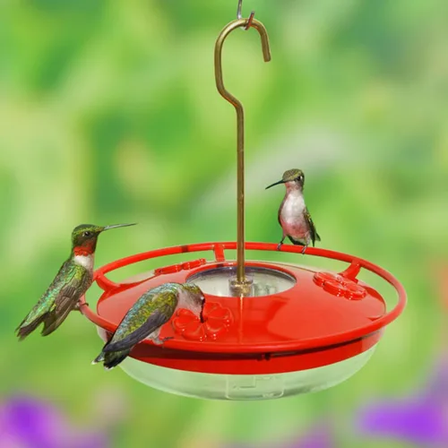 Miniatura 4 de Aspects 430 Hummzinger Highview Mini comedero para colibríes, rojo/transparente, 8 onzas