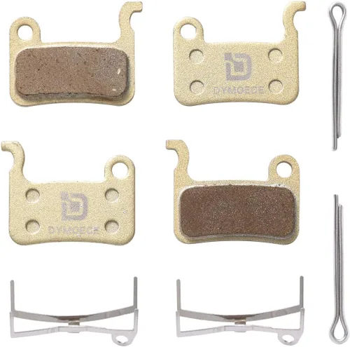 2 pares de pastillas de freno de disco de bicicleta compatibles con Shimano Deore XT XTR LX SLX Hone Alfine Saint Disc Brake (resina, semimetálica,