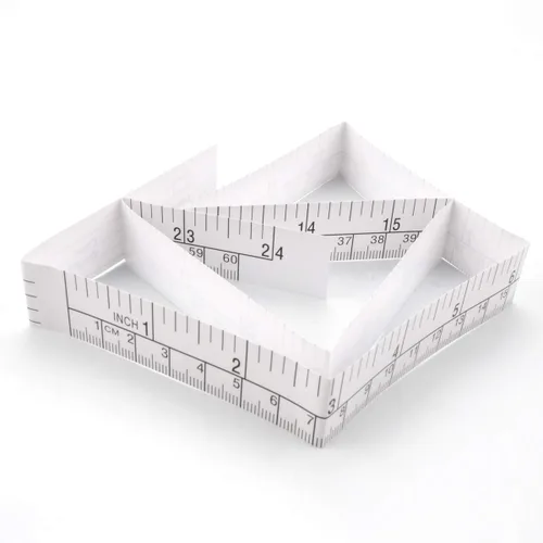 Miniatura 3 de Edtape - Cinta métrica de papel de 24 pulgadas, reglas de medición de heridas desechables, cinta métrica Educare, herramientas de medición