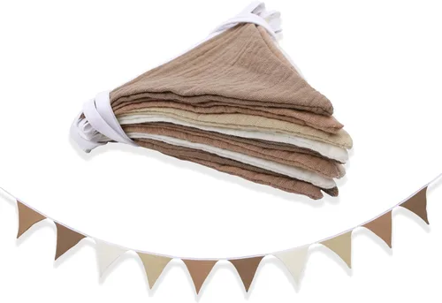 Banderines, Banderas de Banderín, para Decoración de Habitación de Bebés y Niños Pequeños, para Decoración de Guardería, Cumpleaños de Bebé, Boda,