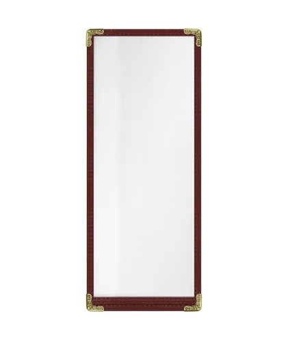 Miniatura 69 de Goodsmart - Fundas para menú de restaurante, paquete de 25 unidades, color negro, 2 vistas, soportes para menú de carga superior, cubiertas