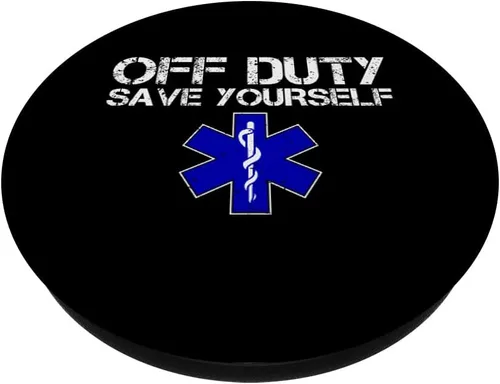 Miniatura 2 de EMS divertido para EMT fuera de servicio Sálvate PopSockets intercambiables PopGrip