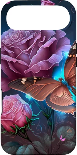 Miniatura 27 de Family Butterfly Rose Flower Firefly PC Case for iPhone 17