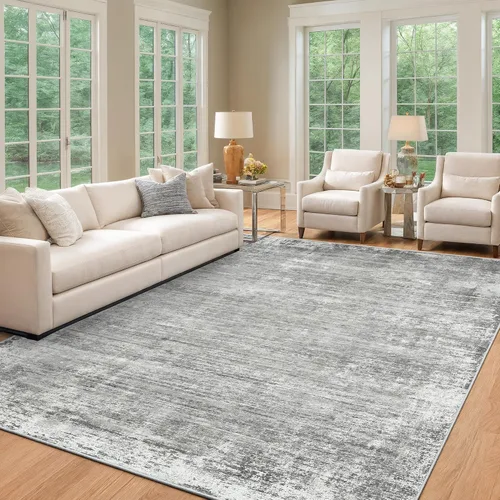 Miniatura 16 de zesthome Alfombras de 5 x 7 pulgadas - Alfombra lavable resistente a las manchas, alfombras modernas abstractas para sala de estar, dormitorio
