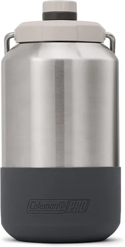 Coleman Pro - Jarra de agua aislada de alto rendimiento, jarra portátil a prueba de fugas para uso resistente, botella de agua de acero duradera