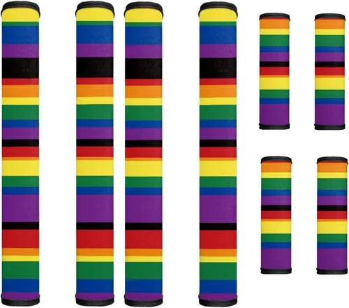 Miniatura 38 de America250 - Juego de 8 fundas antideslizantes para manijas de puerta de refrigerador, 4 de julio de 2026, protectores para nevera, horno, mantener