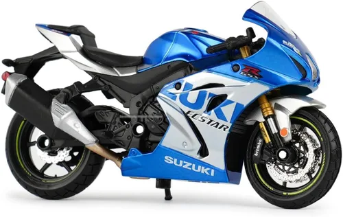 Miniatura 5 de Bburago May Cheong B18-51088 Suzuki GSX-R 1000 Motocicleta, rojo, 1:18