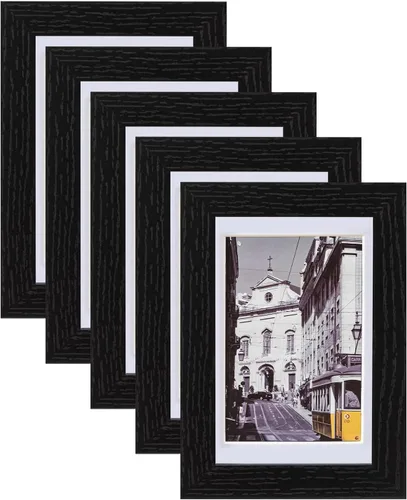 Miniatura 44 de eletecpro - Juego de 10 marcos de fotos de 5 x 7 pulgadas, collage de marcos de fotos para decoración de pared, muestra fotos de 4 x 6