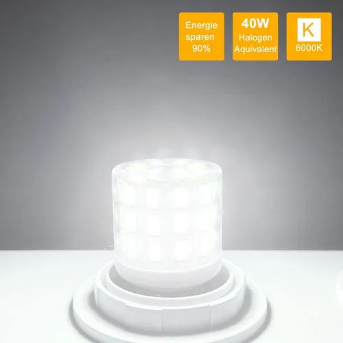 Miniatura 6 de Bombilla LED de repuesto para refrigerador CA 100-265V 3.5W KEI D34L E26 40W lámpara equivalente halógena luz blanca 6000K 600Lm 4W Electrodoméstico