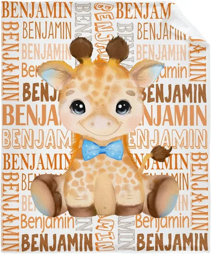 Miniatura 19 de Manta personalizada con nombre de bebé con diseño de mariposa, franela suave, mullida y cálida, manta ligera para sofá, cama, oficina, campamento