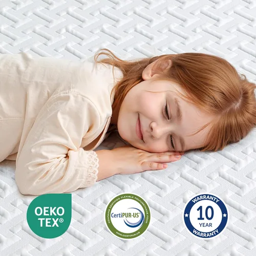 Miniatura 6 de Gelsea Colchón de firmeza media individual de 10 pulgadas, espuma viscoelástica de gel de té verde para una comodidad ideal y alineación
