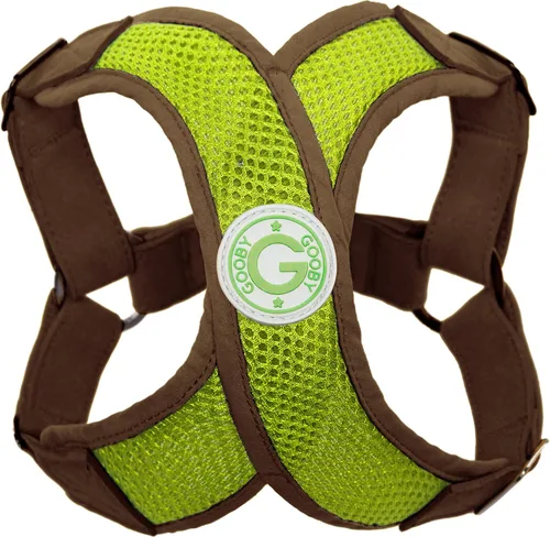 Miniatura 11 de gooby Choke última intervensión Perfect Fit Active X step-in sintético Piel de Cordero. Soft Arnés para perros pequeños, L, Hunter Green Verde