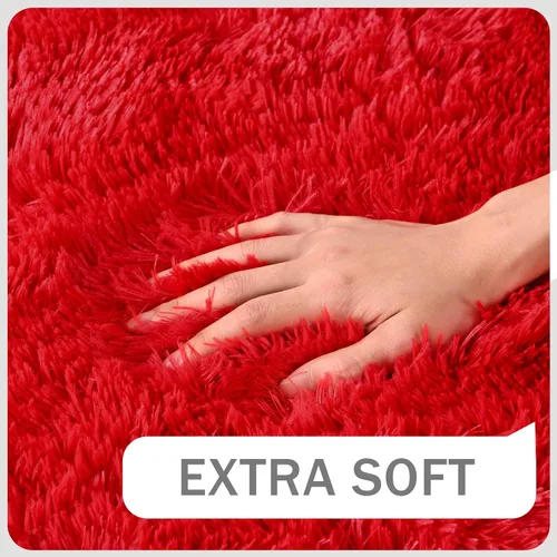 Miniatura 8 de Amearea Alfombra Premium Suave y Esponjosa Moderna Shag, 8x10 Pies, Alfombras Difusas Shaggy para Dormitorio Sala de Estar Decoración de Apartamento