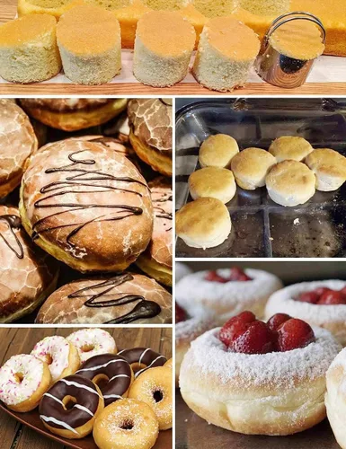 Miniatura 7 de HULISEN Juego de cortador de galletas de acero inoxidable, raspador de pastelería y licuadora de masa, resistente y duradero con agarre de goma