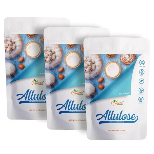 Edulcorante multiusos de alulosa; porciones totales 342; edulcorante cero calorías, sustituto sin azúcar para hornear, batidos, café; alimentos