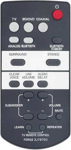 Nuevo FSR66 ZJ78750 Control remoto de repuesto para Yamaha Front Surround System YAS-103 YAS-93 ATS-1030 YAS103 YAS93 ATS1030 YAS-203 YAS-105