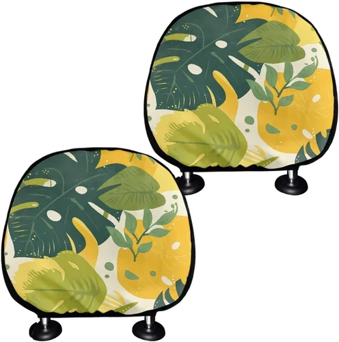 Miniatura 14 de Funda personalizada para reposacabezas de asiento de automóvil, regalos personalizables, transpirables, paquete de 2 fundas de cojín para asiento