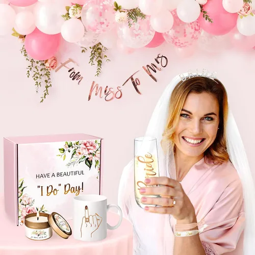 Miniatura 4 de Novia para ser, ideas de regalo de despedida de soltera, regalos de compromiso, regalos de boda para mujeres, caja de regalo de despedida de soltera