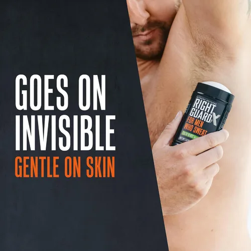 Miniatura 4 de Right Guard Xtreme Defense - Desodorante antitranspirante sólido invisible, aroma Fresh Blast, desodorante 5 en 1 en los que los hombres pueden