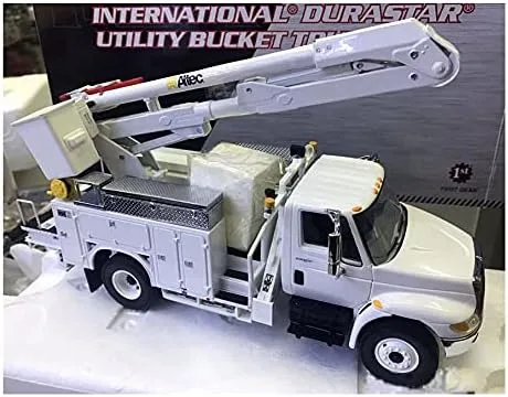 Miniatura 2 de Para First Gear International Durastar Utility Bucket Truck 1/34 DIECAST Modelo Terminado Camión