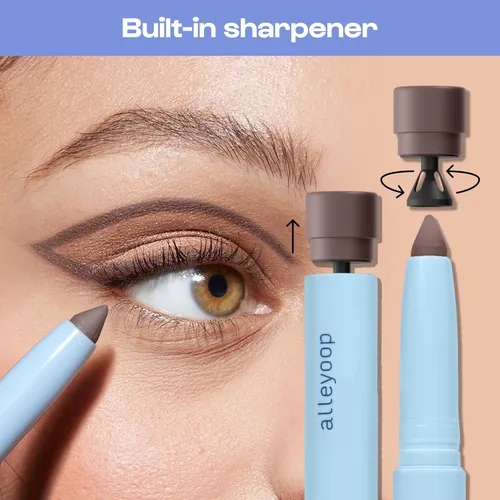 Miniatura 7 de ALLEYOOP Barra de Sombra de Ojos en Crema Impermeable Hora 11 – Lápiz de Sombra de Ojos y Delineador de Larga Duración, Barra de Crema a Polvo