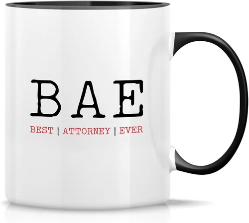 Miniatura 6 de Retreez Taza divertida – Best Attorney Ever BAE Lawyer - Tazas de café de cerámica de 11 onzas – Divertido, sarcasmo, sarcástico, motivacional