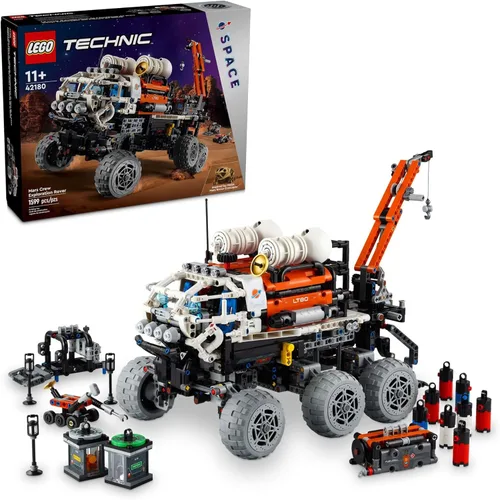 LEGO Technic Rover de Exploración de la Tripulación de Marte - Juguete de Construcción para Construir y Mostrar para la Decoración de la Habitación