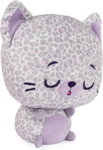 Miniatura 3 de GUND Drops, Gina Spots, Expressive Premium - Animal de peluche suave para mascotas, leopardo morado, 9 pulgadas