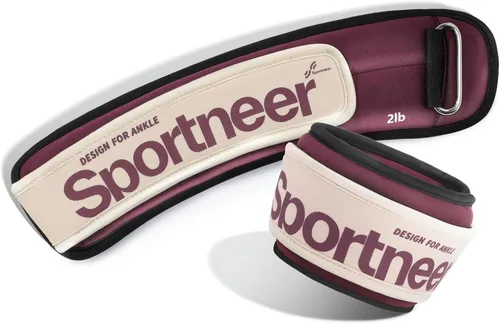 Miniatura 13 de Sportneer Pesas de tobillo de 0.5/1/2/3/5 libras, 1 par de pesas de muñeca y pierna para mujeres, hombres, niños y niños con correas ajustables