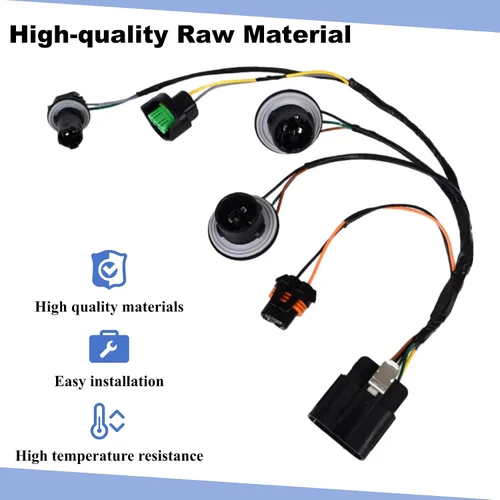 Miniatura 7 de Arnés de cableado de faros compatible con GMC Sierra 1500 2500 3500 2007-2014 reemplazo del conector de arnés de cableado de faros # 15841610