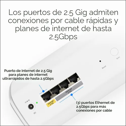 Miniatura 6 de NETGEAR Orbi 770 Series Tri-Band WiFi 7 Mesh Network System (RBE772) - Router + 1 extensor de satélite, características de seguridad, hasta 11 Gbps