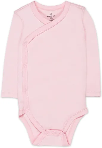 Miniatura 4 de HonestBaby Paquete de 3 mamelucos tipo kimono de algodón orgánico de manga larga con cierre lateral para bebé