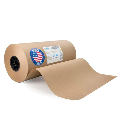 Miniatura 24 de Rollo de papel kraft negro de 36" x 8640" (720 pies), rollo de papel grande de calidad fabricado en Estados Unidos, grosor de 50lb para embalaje
