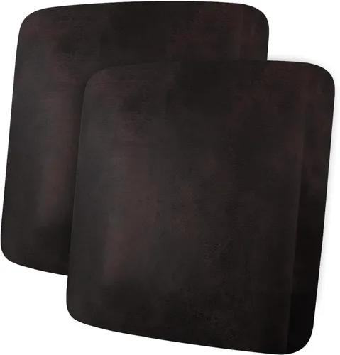 Miniatura 111 de ANARACHON Fundas de cojín de sofá con aspecto de cuero, juego de fundas de asiento de sofá, protector de muebles para sillón seccional, sofá biplaza