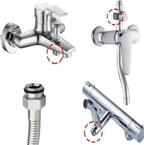 Miniatura 4 de Adaptador de grifo de latón, rosca macho, conector aireador para grifo de fregadero, purificador de agua, adaptador aireador (M14 X G1/2 pulgadas)