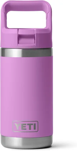 Miniatura 16 de YETI Rambler Jr. - Botella de 12 onzas para niños, con tapa con pajilla Rojo rescate