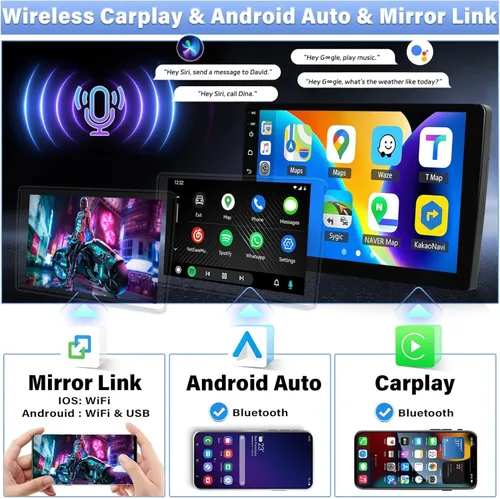 Miniatura 3 de Radio estéreo de coche 4G+64G Android 15 para Honda Civic 2016 2017 2018 2019 2020 2021,1280 * 720 HD pantalla táctil radio de coche con navegación