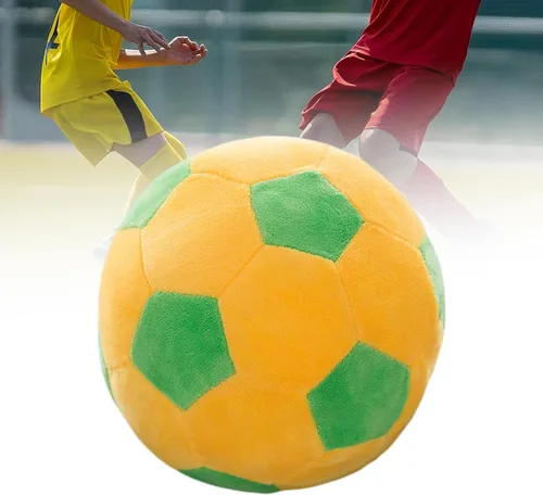 Miniatura 5 de Juguete de fútbol multifuncional de peluche para regalos de fiesta de sofá de hotel, rojo y blanco