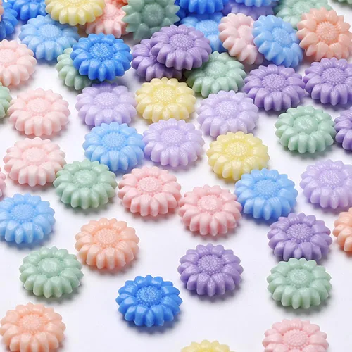Miniatura 7 de 48 cuentas de sello de cera de color, 1400 cuentas de cera de sellado de girasol para manualidades, Navidad, Año Nuevo, invitaciones de boda