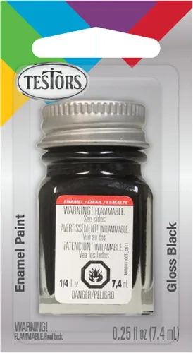 Miniatura 20 de Testors Pintura de Esmalte, Blanco Mate, 1/4-Onza