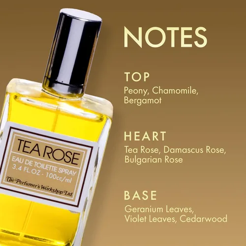 Miniatura 4 de Perfumer's Workshop Tea Rose para mujer - 3.4 oz Eau De Toilette Spray