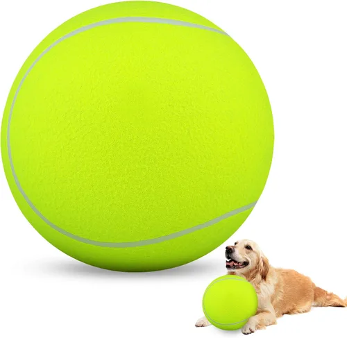HETOO Pelotas de Tenis Gigantes para Perros: Juguetes para Perros Grandes de 9.5 Pulgadas - Pelotas de Juguetes para Perros de Pastoreo al Aire