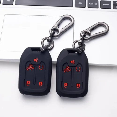 Miniatura 2 de JKCOVER 2 fundas para llavero inteligente compatibles con Chevrolet Chevy Silverado y GMC Sierra 1500 2500HD 3500HD 3500HD 2019, 2020, 2021, 2022