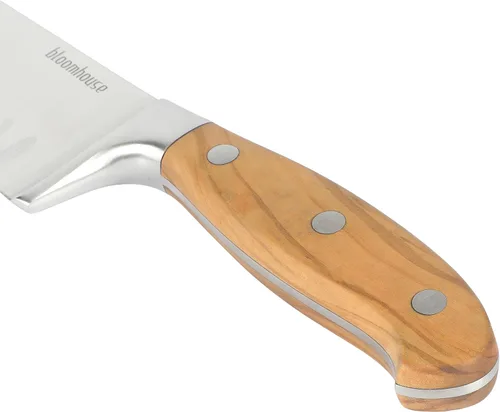 Miniatura 5 de Bloomhouse - Dos veces ganador de los Favoritos de Oprah - Cuchillo Santoku de 7 pulgadas – Hoja de acero inoxidable alemán con mango forjado