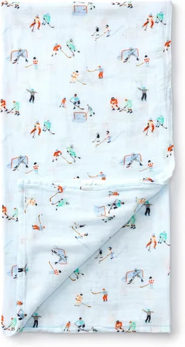 Miniatura 18 de Loulou Lollipop – Manta suave de muselina para bebé, manta de recepción premium, manta envolvente para bebe de 47" x 47" para niñas y niños Safari